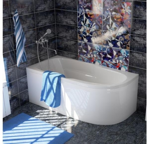 Ванна акриловая Mirsant Небуг 150*80, 170*80 фото 4