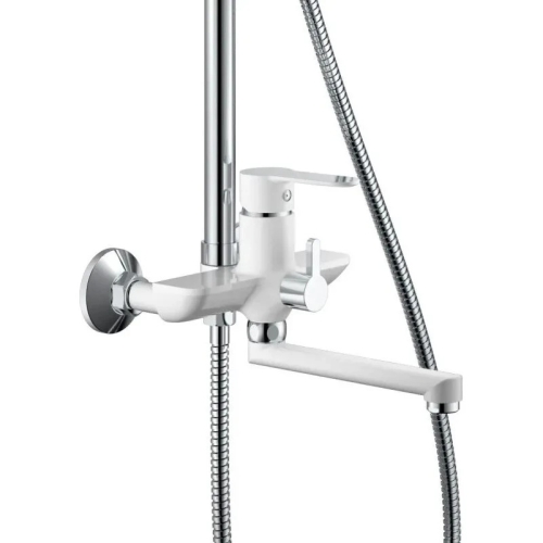 Душевая система Haiba HB24557-8 белый/хром фото 4