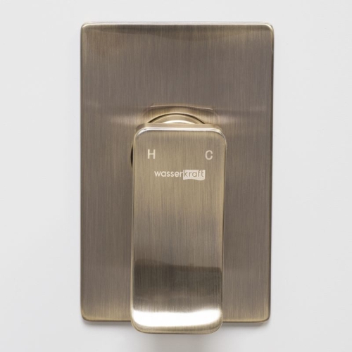 Встроенный смеситель для душа Wasserkraft Exter 1651 бронза фото 3