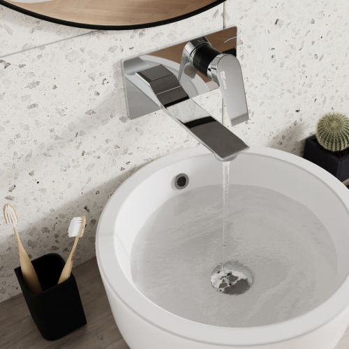 Смеситель встраиваемый для раковины Wasserkraft Lopau 3230 хром фото 4