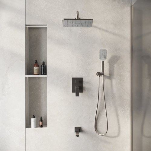 Душевая система скрытого монтажа Grossman Classic 501.K35.04.120 брашированный никель фото 2
