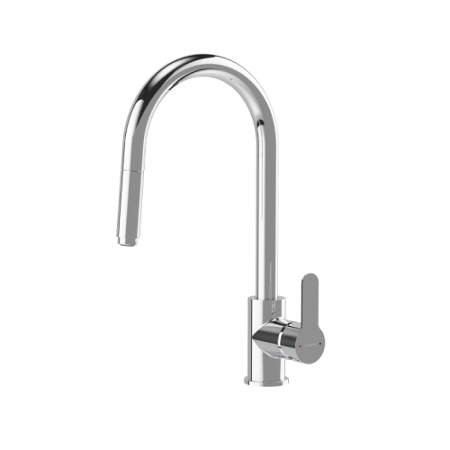 Смеситель для кухни Pragma Мелпул/Melpul MEL7.C1JP.007, с выдвижным изливом, хром
