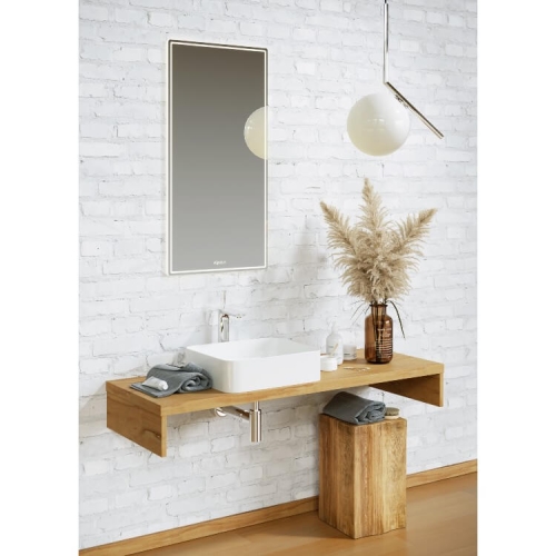 Зеркало Aqwella UM 50*100, 60*80, 70*70, 80*65, 100*70 c подсветкой фото 3