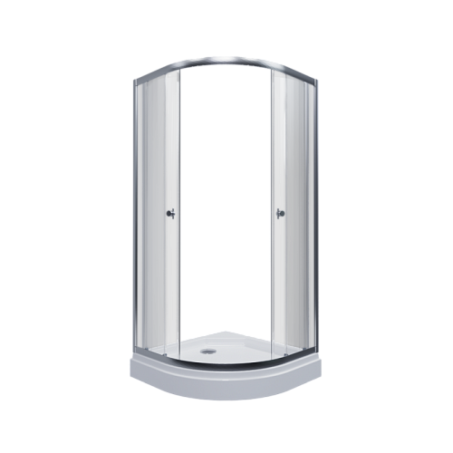 Душевое ограждение Triton Альфа-Хром А 80*80, 90*90, 100*100 низкий поддон, прозрачное стекло