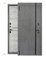 Дверь входная Tandoor Апарт Графит/Рустик серый 86, 96*205 правая/левая