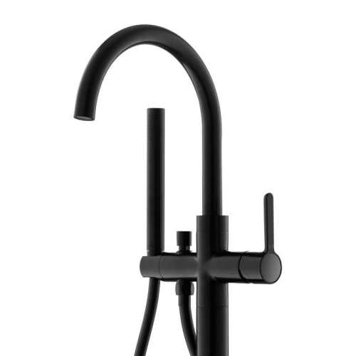 Смеситель напольный для ванны CEZARES ECO-VDP-NOP черный матовый фото 3