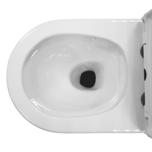 Унитаз-моноблок напольный безободковый Azario Velluto AZ-6281, смыв Торнадо фото 5