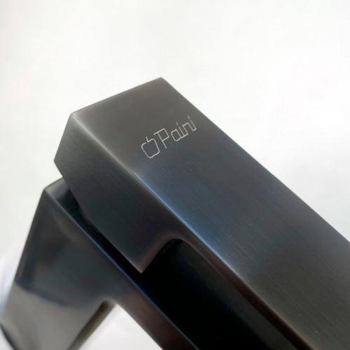 Смеситель для раковины средний Paini Grazia 21PZ205M черный фото 3