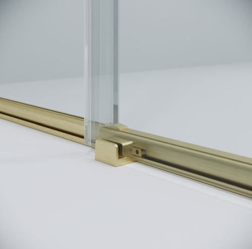 Душева дверь в нишу Niagara Nova NG-44 90 100 110 120 золото фото 5