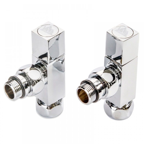 Вентиль угловой 3/4"х1/2" г/ш для п/с хром