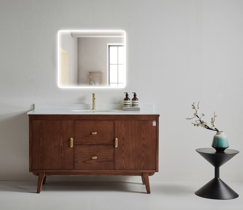 Зеркало с подсветкой и подогревом Azario AZ-Z-061-1(062,063)WHCS 80*68, 100*70, 120*70 фото 6