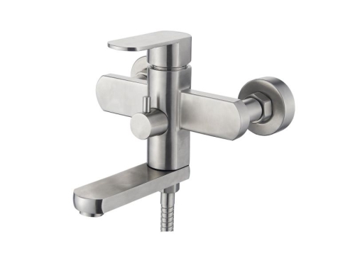 Смеситель для ванны Ledeme L73216 нержавеющая сталь