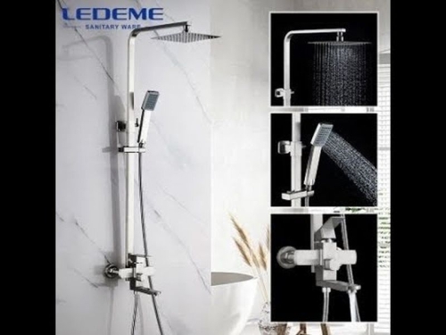 Душевая система Ledeme L72433 нержавеющая сталь фото 2