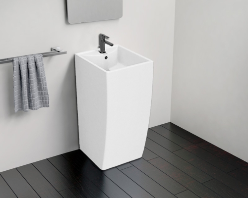 Раковина напольная Azario Comella AZ-314 48*42*83 фото 5