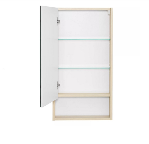 Зеркальный шкаф Aquaton Сканди 45, 55, 70, 90  Белый Глянцевый/Дуб Верона фото 2