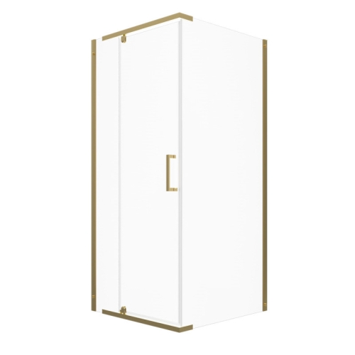 Душевое ограждение Triton Терра-Голд 90*90 стекло прозрачное