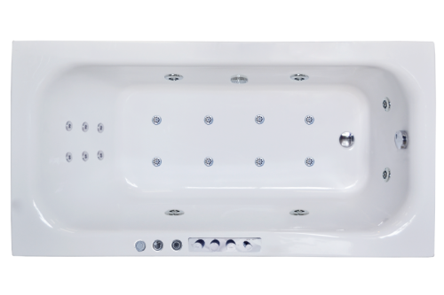 Ванна акриловая с гидромассажем Royal Bath Accord De Luxe 180*90