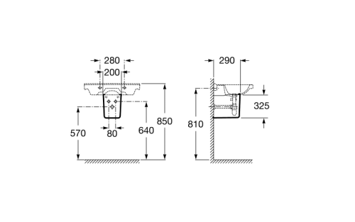 Полупьедестал Roca DEBBA фото 2