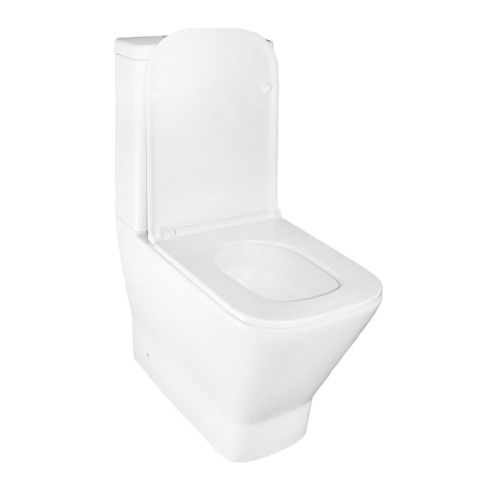 Унитаз напольный безободковый, смыв Торнадо Azario Joy AZ-2168-UQ3 с сидением микролифт фото 3