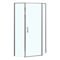 Душевое ограждение Azario Сакура AZ-21C 90*90, 100*100 профиль графит матовый