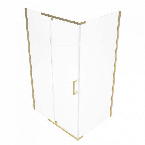 Душевое ограждение Triton Терра-Голд 120*90 прозрачное стекло фото 2