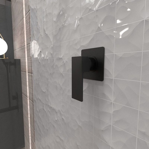 Смеситель скрытого монтажа Paini Grazia 21PZ690, PVD матовый черный фото 2