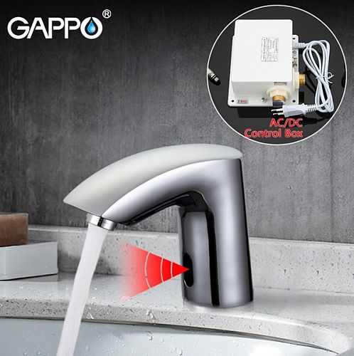 Смеситель сенсорный для раковины Gappo G518 хром
