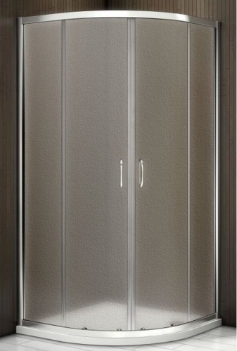 Душевое ограждение BAS Latte R 80*80, 90*90, 100*100, хром