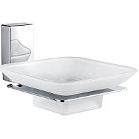 Мыльница стеклянная Haiba HB8802 хром