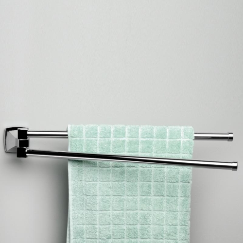 Держатель полотенец двойной (рога) Wasserkraft Wern K-2531 хром фото 2