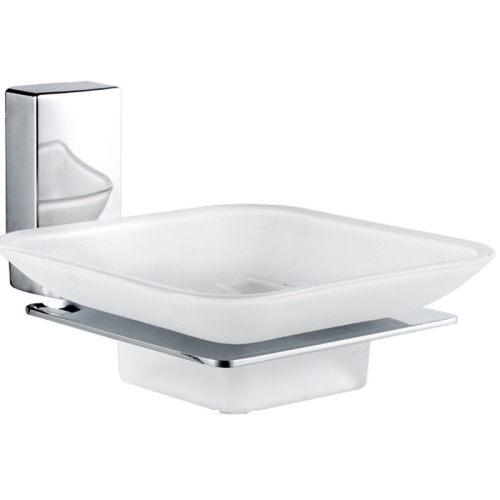 Мыльница стеклянная Haiba HB8802 хром