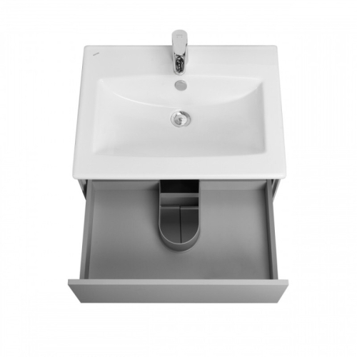 Тумба с раковиной Aquaton Форест 60, 75 Туманный серый фото 3