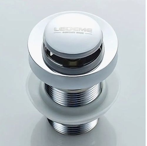 Донный клапан без перелива Ledeme L66 хром