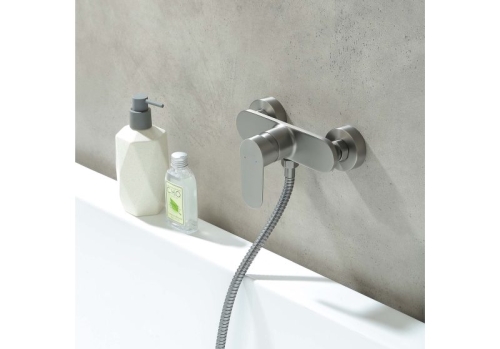 Смеситель для душа Aquatek Ника AQ1860BGM, оружейная сталь фото 3