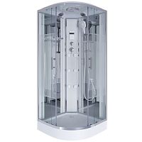 Душевая кабина Niagara Ультра NG-701-01 90*90*220 низкий поддон(16см),стекло прозрачное с рисунком