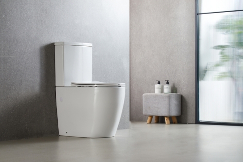 Унитаз напольный безободковый Azario Luma Tornado Flushing AZ-1253ST, смыв Торнадо фото 5