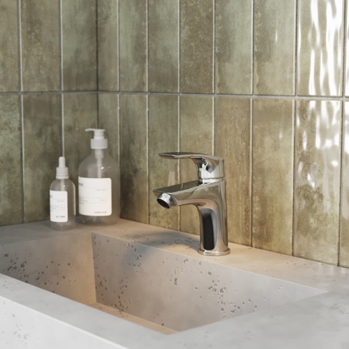 Смеситель для раковины Paini Atomix D1CR205GKM хром фото 2