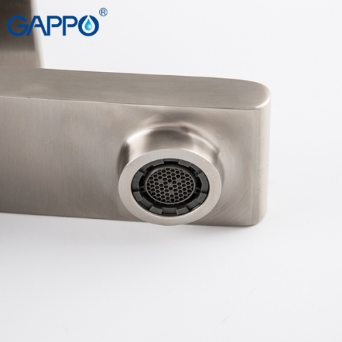 Смеситель высокий для раковины Gappo Atlantic G1099-22 сатин фото 3