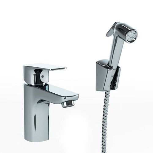 Смеситель с гигиеническим душем для раковины Paini Viva Style P4CR205/574