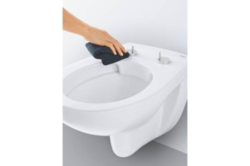 Унитаз подвесной Grohe Bau Ceramic 39427000 безободковый без сиденья фото 5