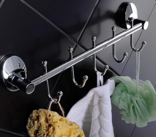 Крючки планка Fixsen Europa FX-21805-5 хром фото 2