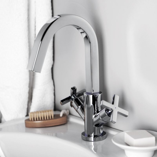 Смеситель для умывальника Wasserkraft Weser 7803 хром фото 3