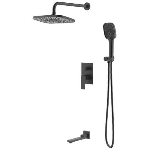 Душевая система встраиваемая Azario Арида AZ-K7354B черный матовый