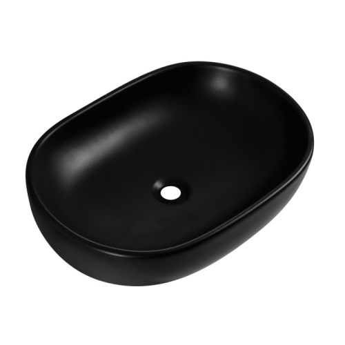 Раковина накладная Belbagno BB1084-H301 600x420x140 черный матовый фото 3
