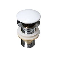 Донный клапан без перелива (белый) MLN-330301