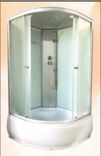 Душевая кабина Дана 282W 100*100, высокий поддон