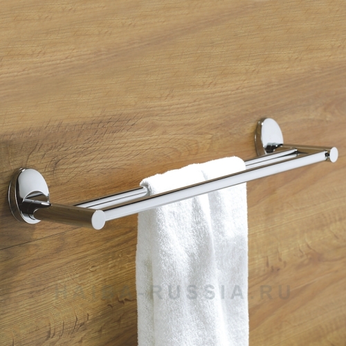 Полотенцедержатель двойной Haiba HB1609 хром