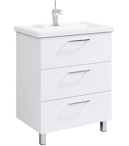 Тумба с умывальником Aqwella  MANCHESTER 70 80 100 напольная белая