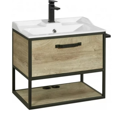 Тумба с раковиной Фабиа Aquaton Лофт 65, 80 Дуб Эндгрейн