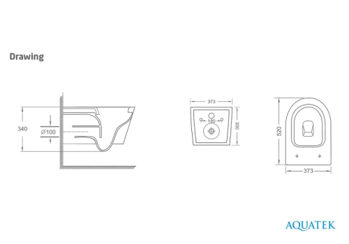 Унитаз подвесной безободковый Aquatek Сириус AQ1582T-00 сиденье с м/л, смыв Торнадо фото 9